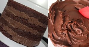Recheio de chocolate para bolo