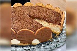 Torta holandesa cremosa a sobremesa perfeita para servir no domingo de Páscoa