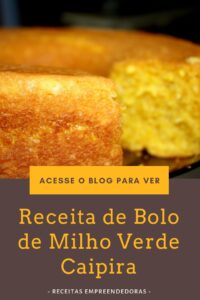 Bolo de milho caipira